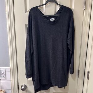 Old Navy Charcoal Knit Sweater
